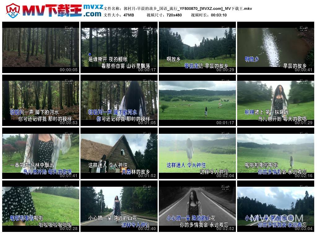 郭村月-早晨的故乡_国语_流行_YF800870